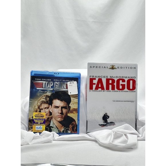 NIB Top Gun With Tom Cruise And Fargo A True Story In Minnesota In 1987. Used